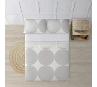 JUEGO DE SÁBANAS 100% ALGODÓN MODELO PORTMORE GREY PARA CAMA DE 105
