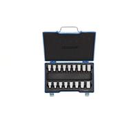 Juego de vasos destornilladores 1/2" 17 pzas TX