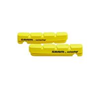 JUEGO DE ZAPATAS SRAM INSERT S900 CARBONO AMARILLO