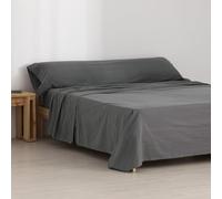 JUEGO SABANAS FRANELA TITANIUM 90 100% ALGODÓN