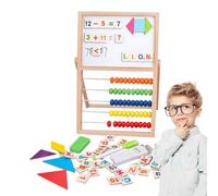 Juegos de matemáticas de ábaco: juguete de conteo matemático multiusos Juguetes de matemáticas de ábaco | Juguetes creativos de aprendizaje preescolar Juguetes de educación temprana para el hogar Jard