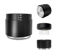 JUELICH 3-in-1 Coffee Distributor and Tamper with WDT Tool - Set di strumenti per la distribuzione dell’espresso, kit di accessori professionali per espresso, adatto a portafiltri da 51 mm (51mm)
