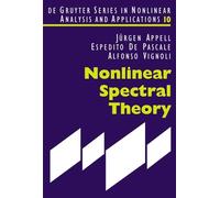 Jürgen Appell Espedito De Pascale Alfonso Nonlinear Spectral (Copertina rigida)