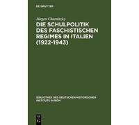Jürgen Charnitz Die Schulpolitik des faschistischen Regimes i (Copertina rigida)