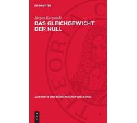 Jürgen Kuczynski Das Gleichgewicht Der Null (Copertina rigida)