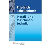 Jürgen Lehberge Friedrich Tabellenbuch Metall- und Maschinent (Copertina rigida)