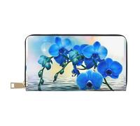 JUEXDEME Bella pochette lunga in ecopelle a forma di fiore chic ed elegante portafogli da donna per donne moderne, porta carte di grande capacità e tasche organizer, borsa resistente per i viaggi di