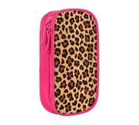 JUEXDEME Custodia per scuola Forniture per ufficio Astuccio per penne con motivo leopardato di grande capacità per studenti Astuccio per cancelleria Astuccio per matite Organizer da scrivania con
