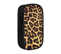 JUEXDEME Custodia per scuola Forniture per ufficio Astuccio per penne con stampa leopardata di grande capacità per studenti Astuccio per cancelleria Astuccio per matite Organizer da scrivania con