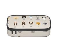 JUEXDEME Custodia per scuola Forniture per ufficio Astuccio per penne di grande capacità di razza di cane Astuccio per matite di grande capacità per studenti Astuccio di cancelleria Scatola per matite