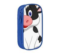 JUEXDEME Custodia per scuola Forniture per ufficio Astuccio per penne di mucca da latte di grande capacità per studenti Astuccio per cancelleria Astuccio per matite Organizer da scrivania con cerniera