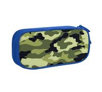 JUEXDEME Custodia per scuola Forniture per ufficio Camo Green Astuccio per penne di grande capacità Astuccio per matite di grande capacità per studenti Astuccio per cancelleria Scatola per matite
