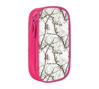 JUEXDEME Custodia per scuola Forniture per ufficio Grande Capacità Albero Bianco Camo Penna Astuccio Grande Capacità per Studenti Cancelleria Sacchetto di Matita Scatola di Matita Organizzatore da