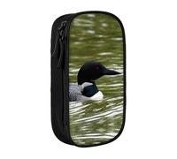 JUEXDEME Custodia per scuola Forniture per ufficio Grande capacità Loon Nature Birds Astuccio per penne Grande capacità Astuccio per studenti Astuccio di cancelleria Astuccio per matite Organizer da