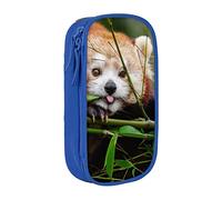 JUEXDEME Custodia per scuola Forniture per ufficio Grande capacità Piccolo Panda Rosso Astuccio per penne Grande Capacità Astuccio per studenti Astuccio di cancelleria Astuccio per matite Organizer da