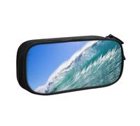 JUEXDEME Custodia per scuola Forniture per ufficio Ocean Big Wave Astuccio per penne di grande capacità Astuccio per matite di grande capacità per studenti Astuccio per cancelleria Scatola per matite