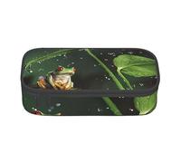 JUEXDEME Custodia per scuola Forniture per ufficio Pace Tree Frog Astuccio per penne di grande capacità Astuccio per matite di grande capacità per studenti Astuccio di cancelleria Scatola per matite