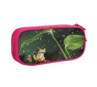JUEXDEME Custodia per scuola Forniture per ufficio Pace Tree Frog Astuccio per penne di grande capacità Astuccio per matite di grande capacità per studenti Astuccio di cancelleria Scatola per matite