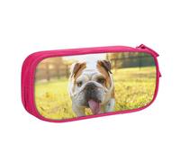 JUEXDEME Custodia per scuola Forniture per ufficio Simpatico Bulldog Cucciolo Astuccio per penne di grande capacità Astuccio per matite di grande capacità per studenti Astuccio di cancelleria Scatola