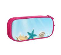 JUEXDEME Custodia per scuola Forniture per ufficio Spiaggia Stella Marina Astuccio per penne di grande capacità Astuccio per matite di grande capacità per studenti Astuccio di cancelleria Scatola per