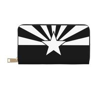 JUEXDEME Portafogli da donna con bandiera dell'Arizona, lunga, in finta pelle, chic, elegante, per donne moderne, grande capacità, porta carte e tasche organizer, borsa resistente per i viaggi di