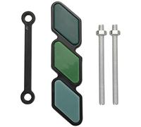 Jufjsfy per 4Runner Ciano Tricolore 3 Griglia Emblema Decalcomanie Accessori per Auto Stile Auto