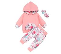 Juflam Set completo con fascia per capelli, 1909-Rosa, 6-12 Monate