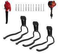 Juformin Weedeater, appendiabiti per tagliabordi, per mangiatori di erbacce, ganci da parete per garage, supporto per utensili elettrici per parete del garage, ganci per organizer e stoccaggio di