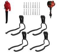 Juformin Weedeater, appendiabiti per tagliabordi, per mangiatori di erbacce, ganci da parete per garage, supporto per utensili elettrici per parete del garage, ganci per organizer e stoccaggio di