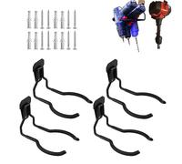 Juformin Weedeater Hanger, gancio per attrezzi elettrici, ganci da parete per garage, rack Weedeater, gancio per tagliabordi, ganci multiuso per organizer di attrezzi da garage e stoccaggio