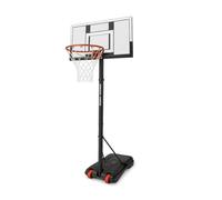 JugaToys - Cestino da basket esterno - Base con ruote portatile - Include palla e gonfiatore - Altezza regolabile max 236 cm - Struttura resistente - Set esterno per bambini +3 anni