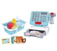 JugaToys - Registro di giocattoli con scanner, cestino e accessori - con luci e suoni reali - Supermercato per ragazzi e ragazze dai 3 anni - Negozio di giocattoli per bambini