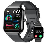 Jugeman Smartwatch Uomo Donna, 1.96" Orologio Smartwatch con Effettua/Risposta Chiamate, 113+Sportive Smart Watch con Contapassi/Cardiofrequenzimetro/Sonno, Impermeabile IP68 Fitness Tracker