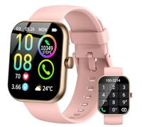 Jugeman Smartwatch Uomo Donna Chiamate Bluetooth, 1.96'' Orologio Smartwatch con Cardiofrequenzimetro/Contapassi/Sonno/SpO2, 113+ Sportive Smart Watch IP68 Impermeabile Fitness Tracker per iOS Android