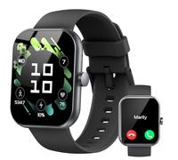 Jugeman Smartwatch Uomo Donna Chiamate Bluetooth, 1.96'' Orologio Smartwatch con Cardiofrequenzimetro/Contapassi/Sonno/SpO2, 113+ Sportive Smart Watch IP68 Impermeabile Fitness Tracker per iOS Android