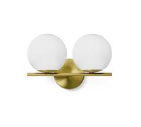 JUGEN APPLIQUE DAPARETE 2 LUCI ORO SPAZZOLATO ATTACCO E27