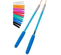 Juggle Dream SuperGlass Bacchette in Fibra per Diabolo - con Schiuma Eva Maniglie - e Cordino Diabolo - Attrezzatura per Giocolieri (Blu)