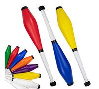 Juggle Dream Trainer Street Mazze da Giocoleria Set di 3 Trainer Club - Set di Giocoleria per Principianti e Giocolieri Avanzati (Rosso, Blu, Giallo)
