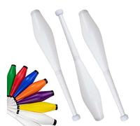 Juggle Dream Trainer Street Mazze da Giocoleria Set di 3 Trainer Club - Set di Giocoleria per Principianti e Giocolieri Avanzati (Tutto Bianco)