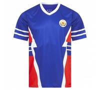 JELEX Retro History - Maglia da uomo, con logo ricamato e maniche corte, design nostalgico per gli appassionati di calcio, ideale per collezionisti, Iugoslavia, L