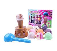 Juguete Apilable De Helados, Torre Apilable De Helados, Juego De Conos De Helado, Juego De Conos De Helado, Juego De Actividades De Aprendizaje Preescolar De Helados, Juguetes De Motricidad Fina