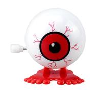 Juguete De Globo Ocular De Cuerda Para Halloween - Muñeco Saltarín Mecánico | Diseño compacto de 4.3 cm de altura, peso ultraligero de 14g, material ABS seguro con bordes redondeados, disponible en color