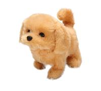 Juguete para perros que ladra, perro que habla y camina - Juguete de perro robot de peluche - Perro electrónico interactivo para caminar, juguete para investir animales, características para caminar