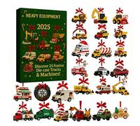 Juguetes De Adviento Navideño 2025 - Calendario De Cuenta Atrás Para Navidad Con Juguetes De Camión, De Acrílico 2D Decoración Estacional, Adviento 2025 Para Niños Niñas Adolescentes
