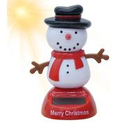 Juguetes De Baile Solares De Navidad - ABS De Solar De Navidad - Figura De Cabeza Temblorosa De Escritorio De Dibujos Animados, Atractivos De Los Juguetes Del Baile Del Coche,