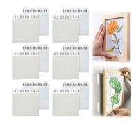 JUGUTA 12 Paia Strisce Appendi Quadri Adesive, Command Strips, Appendi Quadri Senza Chiodi, per Poster, Foto, Cornici, Decorazione