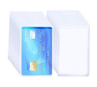 JUGUTA 12Pcs Titolare Della Carta Di Credito Trasparente Trasparente Classico M Classico