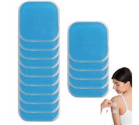 JUGUTA 15 Pezzi Cuscinetti In Gel Di Ricambio, 45 X 45 Mm, Elettrodi Per Addominali, Utilizzabili Su Beurer-Em 59, Gel Di Ricambio Compatibile Con Em 59 Heat Digital Tens