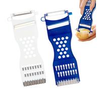 JUGUTA 2 Pezzi Affettatrice Manuale Di Verdure, Taglia Verdure Manuale, Tritatutto Per Verdure Multifunzionale, Tagliaverdure Regolabile, Per Frutta, Cetrioli, Patate