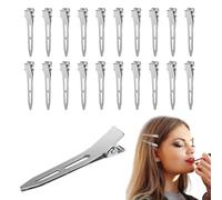 JUGUTA 20 Pezzi Alligatore Clip Becchi D'Oca Per Capelli In Metallo Argentato Fermagli Per Capelli A Becco D'Anatra Fermagli Per Capelli Arricciati Metallo Alligator Dei Capelli Clip